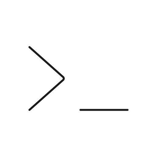 Cli duo icon, line style, from Glyphs