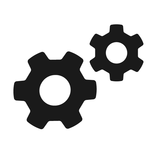 Cogs bold icon, bold style, from Glyphs