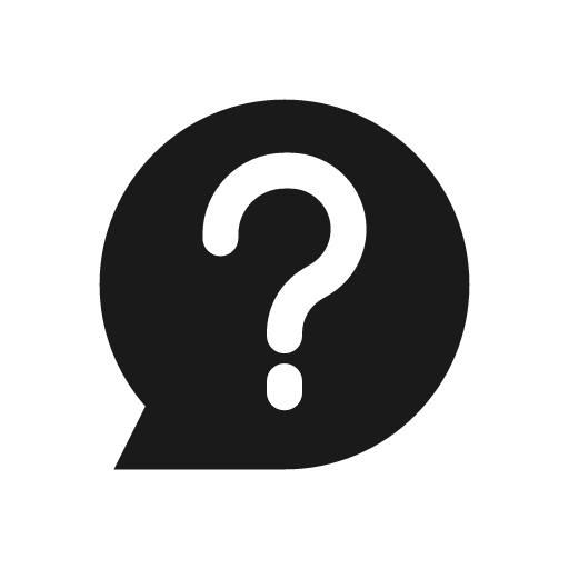 Comment question bold icon, bold style, from Glyphs