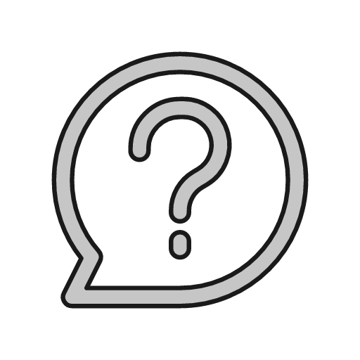 Comment question outline icon, outline style, from Glyphs