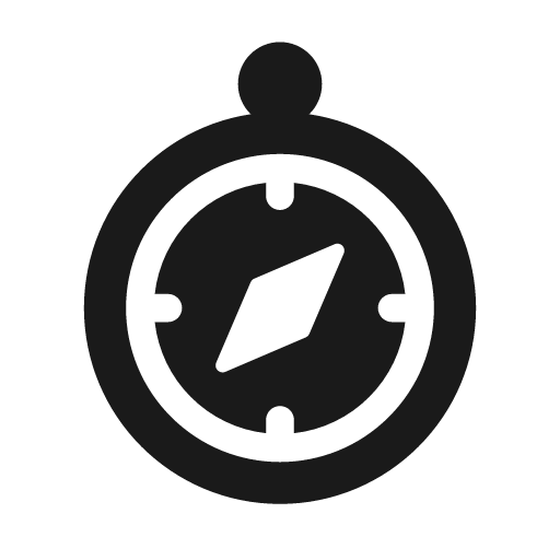 Compass 1 bold icon, bold style, from Glyphs