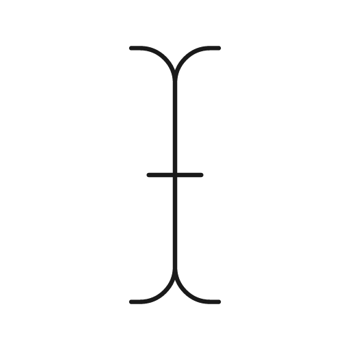 Cursor duo icon, line style, from Glyphs