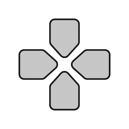 D pad duo icon, line style, from Glyphs