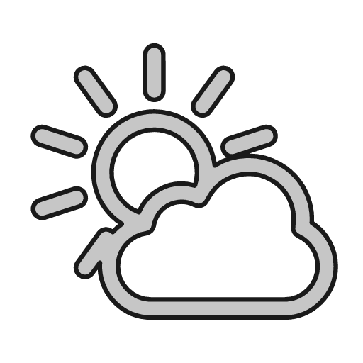 Day outline icon, outline style, from Glyphs