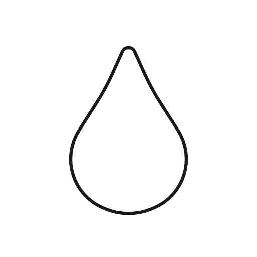 Droplet icon, line style, from Glyphs