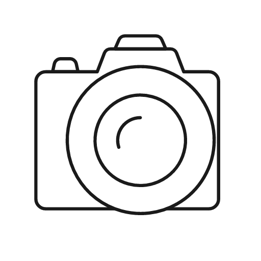 Dslr icon, line style, from Glyphs