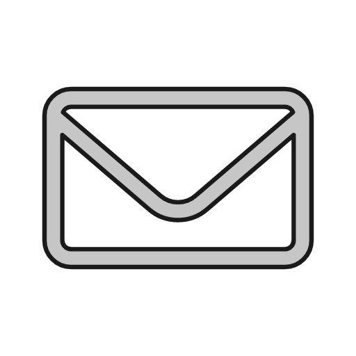 Envelope outline icon, outline style, from Glyphs