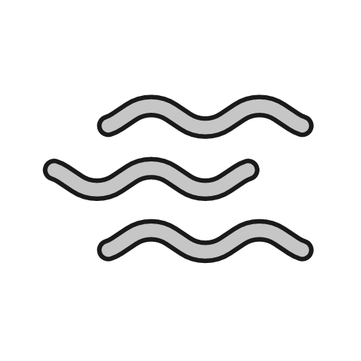 Fog 1 outline icon, outline style, from Glyphs