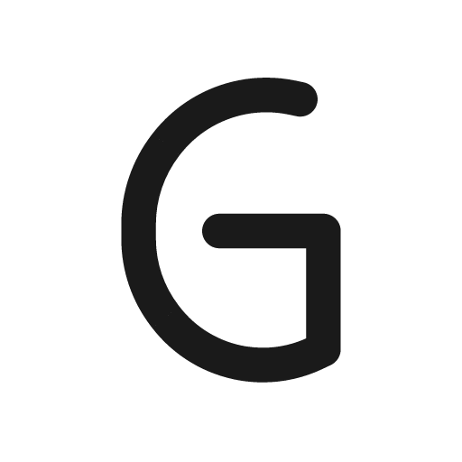 G bold icon, bold style, from Glyphs