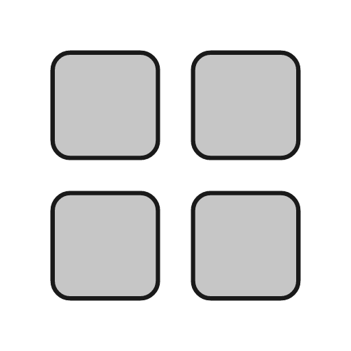 Grid duo icon, line style, from Glyphs