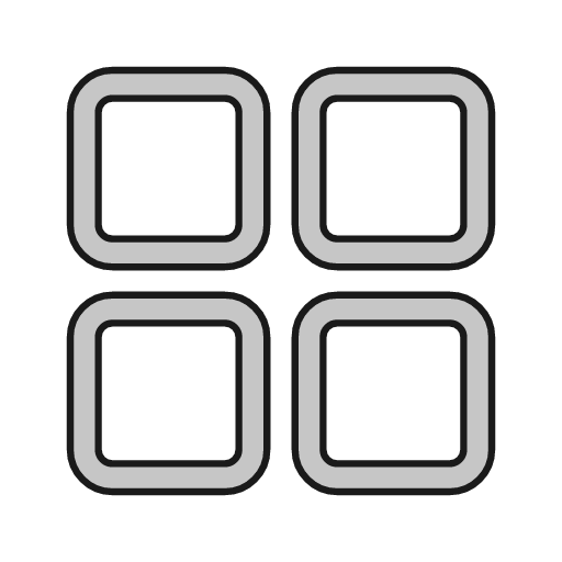 Grid outline icon, outline style, from Glyphs