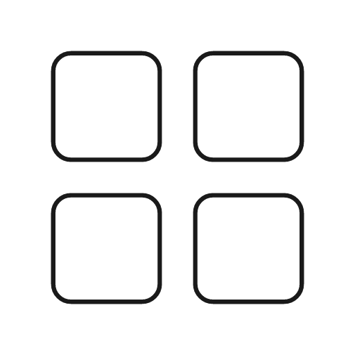 Grid icon, line style, from Glyphs