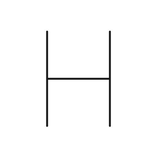 Heading icon, line style, from Glyphs