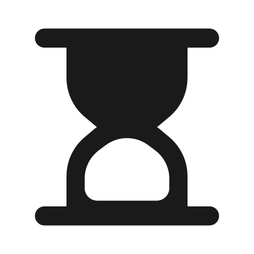 Hourglass 2 bold icon, bold style, from Glyphs
