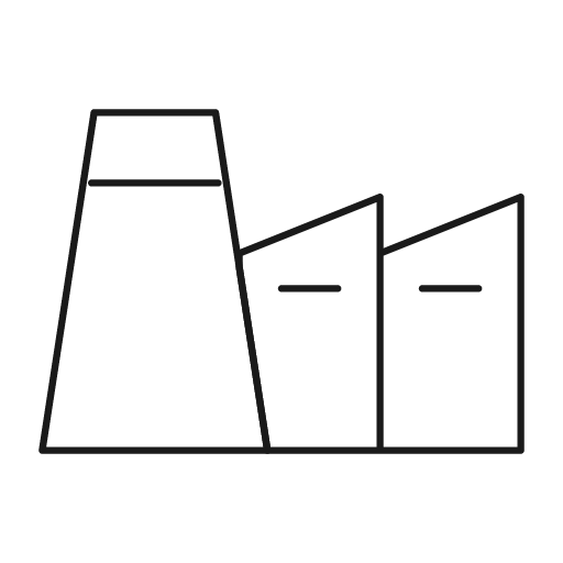 Industry icon, line style, from Glyphs