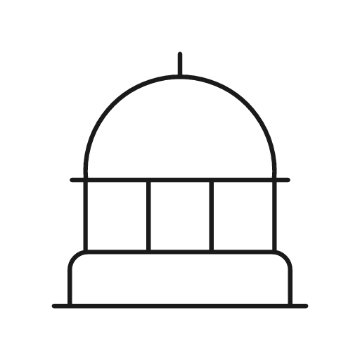 Landmark 1 icon, line style, from Glyphs