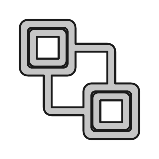 Layer back outline icon, outline style, from Glyphs