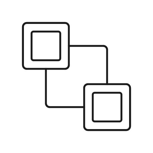 Layer back icon, line style, from Glyphs