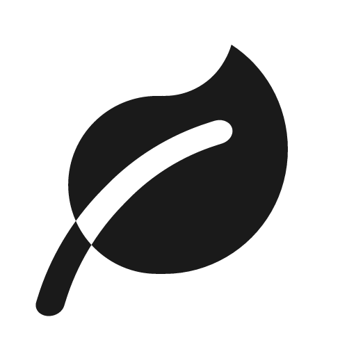Leaf bold icon, bold style, from Glyphs