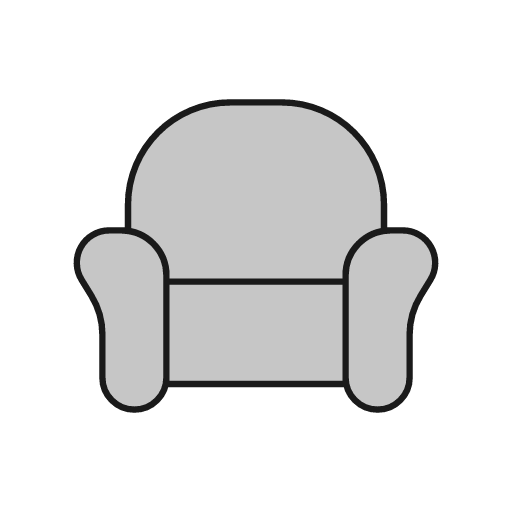 Loveseat duo icon, line style, from Glyphs