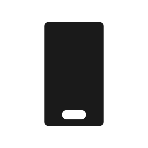 Mobile bold icon, bold style, from Glyphs