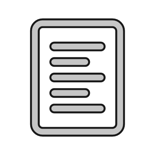 Note outline icon, outline style, from Glyphs