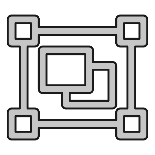 Object group outline icon, outline style, from Glyphs