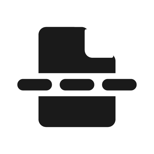 Page break bold icon, bold style, from Glyphs