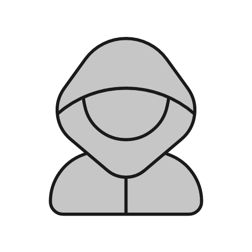 Person private duo icon, line style, from Glyphs