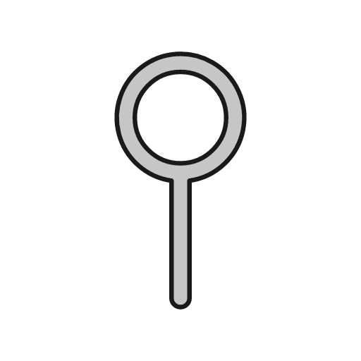 Pin 1 outline icon, outline style, from Glyphs