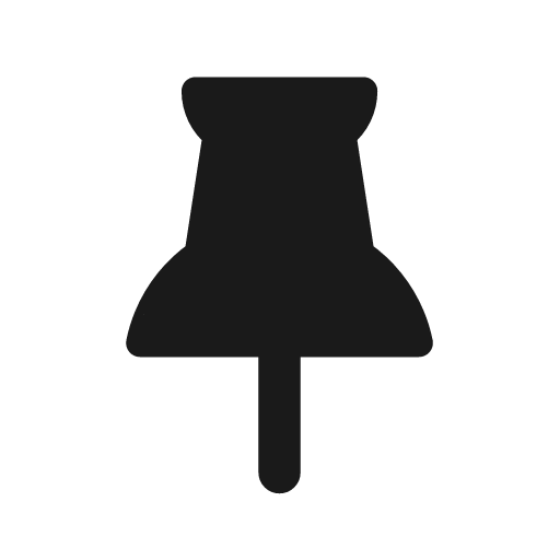 Pin bold icon, bold style, from Glyphs