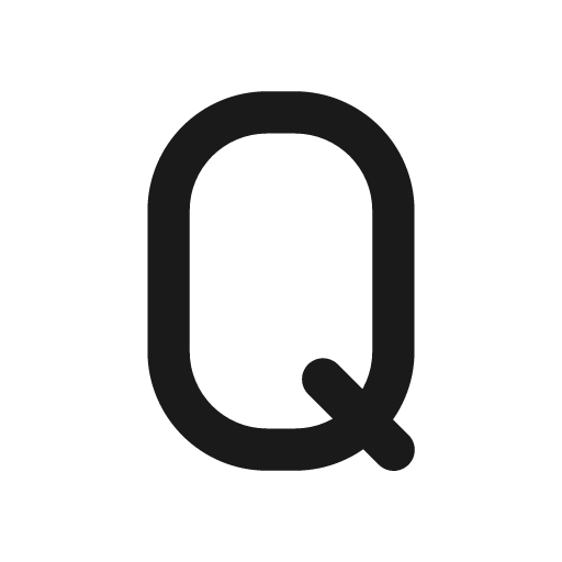 Q bold icon, bold style, from Glyphs