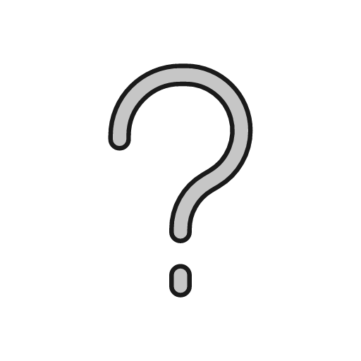 Question outline icon, outline style, from Glyphs