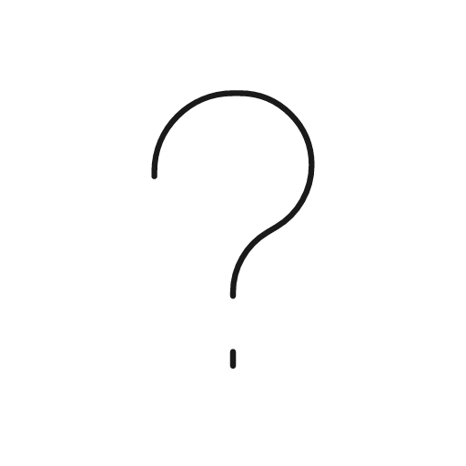 Question icon, line style, from Glyphs