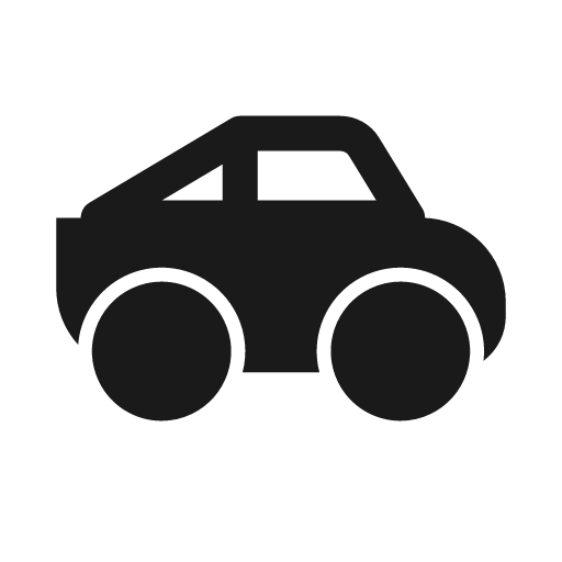 Race car bold icon, bold style, from Glyphs