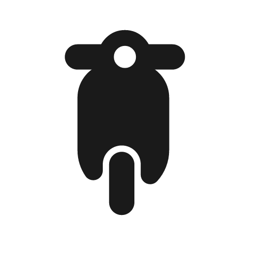 Scooter bold icon, bold style, from Glyphs