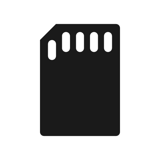 Sd card bold icon, bold style, from Glyphs