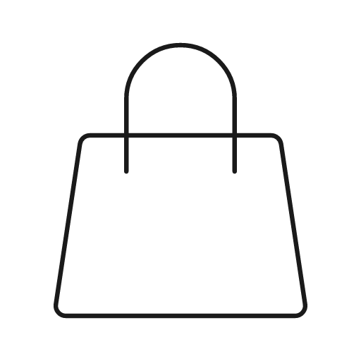 Shopping bag icon, line style, from Glyphs