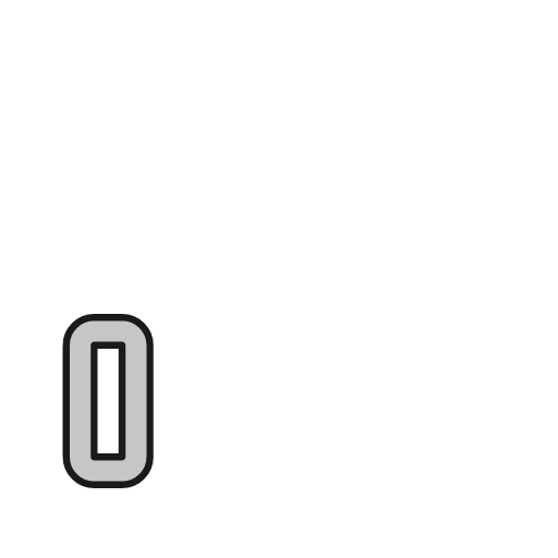 Signal 1 outline icon, outline style, from Glyphs
