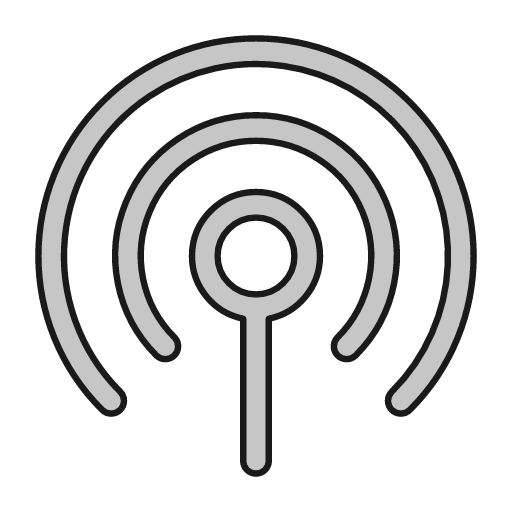 Signal rod outline icon, outline style, from Glyphs