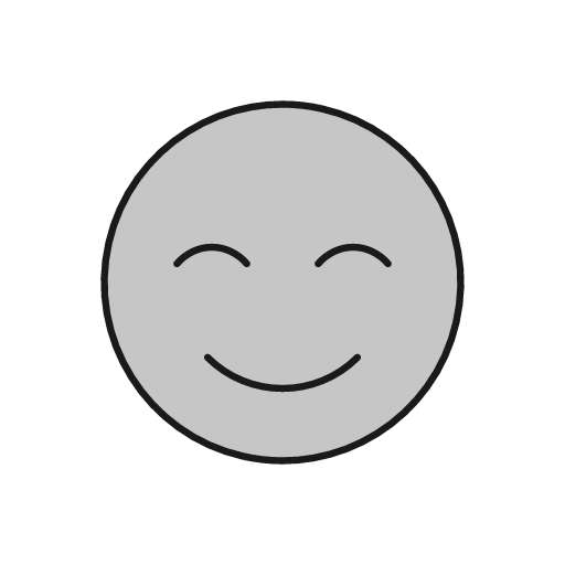 Smile beam duo icon, line style, from Glyphs
