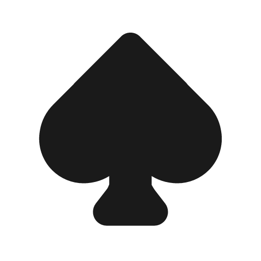Spade bold icon, bold style, from Glyphs