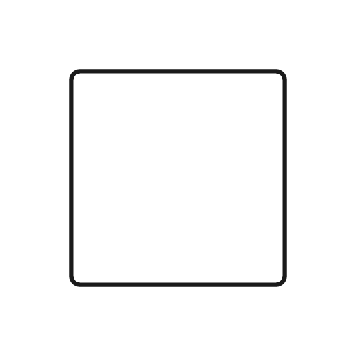 Square icon, line style, from Glyphs