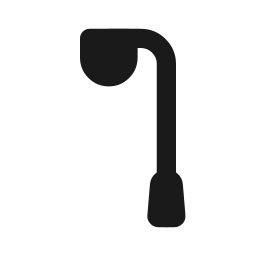 Street light bold icon, bold style, from Glyphs