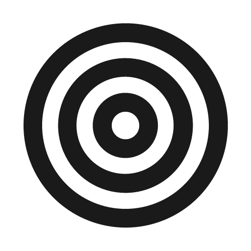 Target bold icon, bold style, from Glyphs