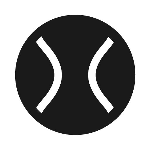 Tennis ball bold icon, bold style, from Glyphs