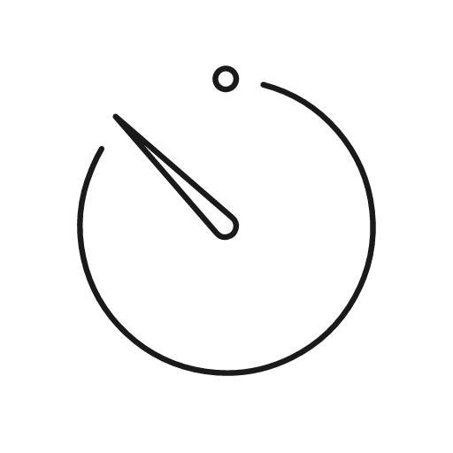 Timer 2 icon, line style, from Glyphs