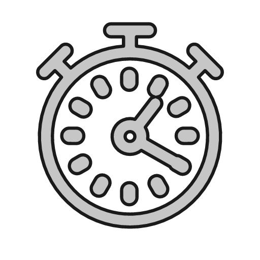 Timer outline icon, outline style, from Glyphs