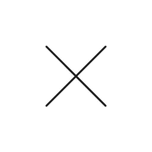 Times duo icon, line style, from Glyphs
