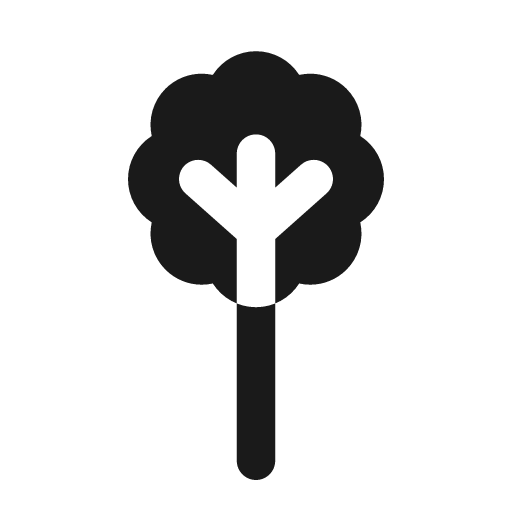 Tree 3 bold icon, bold style, from Glyphs